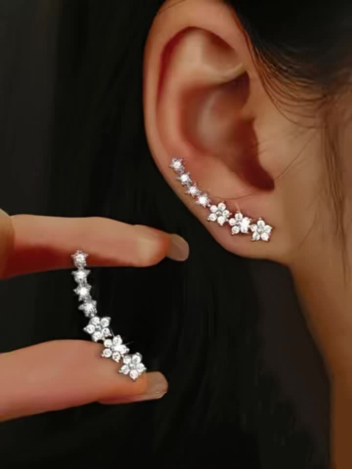 Pendientes florales eternos