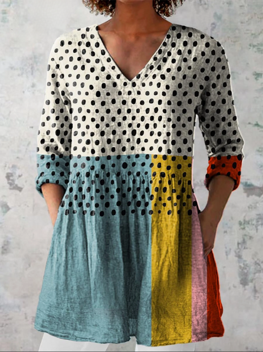 Elowen | Blusa larga con cuello en V