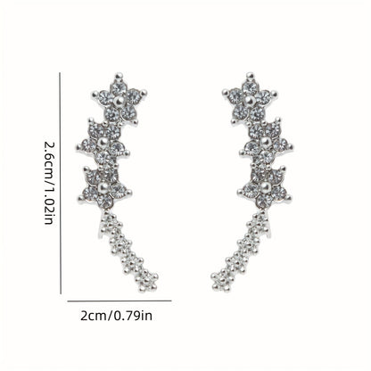 Pendientes florales eternos