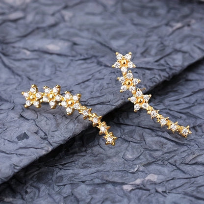 Pendientes florales eternos