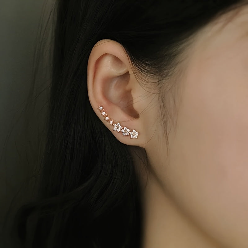 Pendientes florales eternos