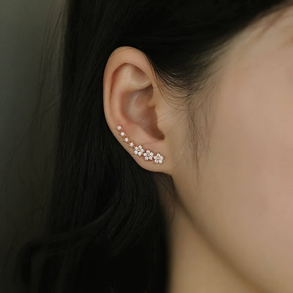 Pendientes florales eternos
