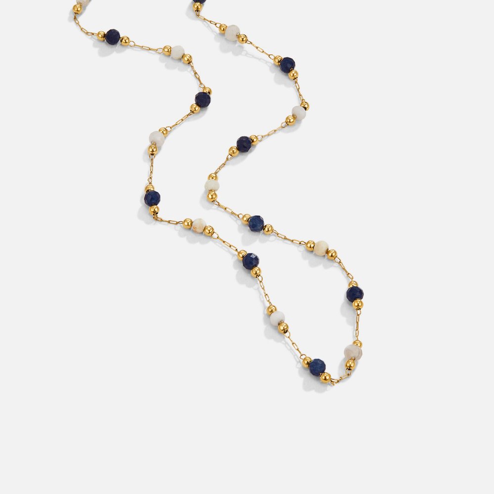 Collier multi-rangs de gemmes
